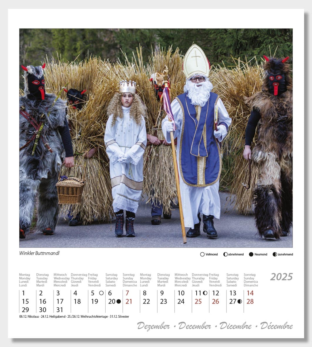 Postkartenkalender Berchtesgaden 2025