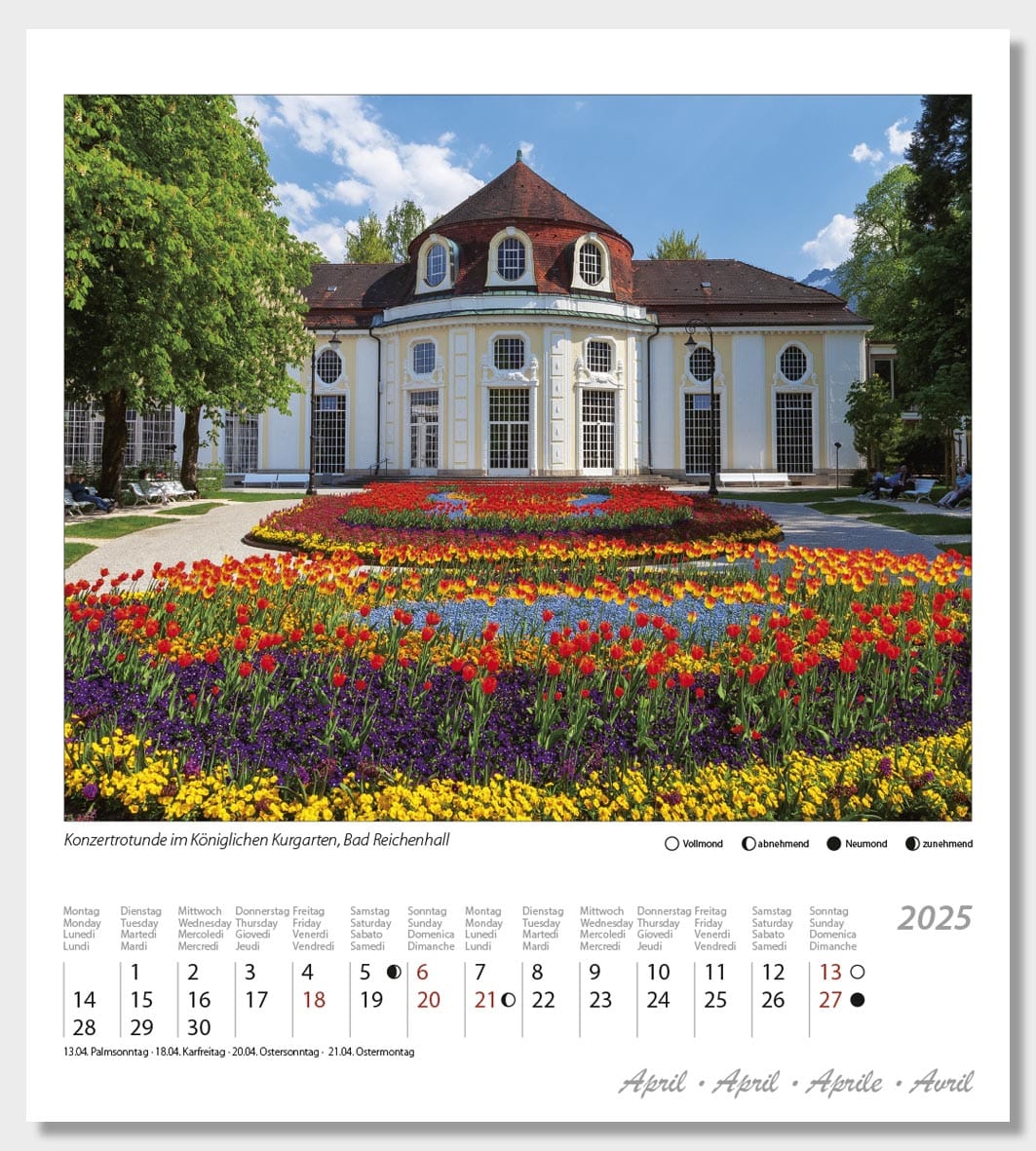 Postkartenkalender Berchtesgaden 2025