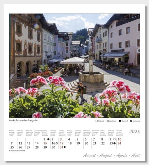 Postkartenkalender Berchtesgaden 2025