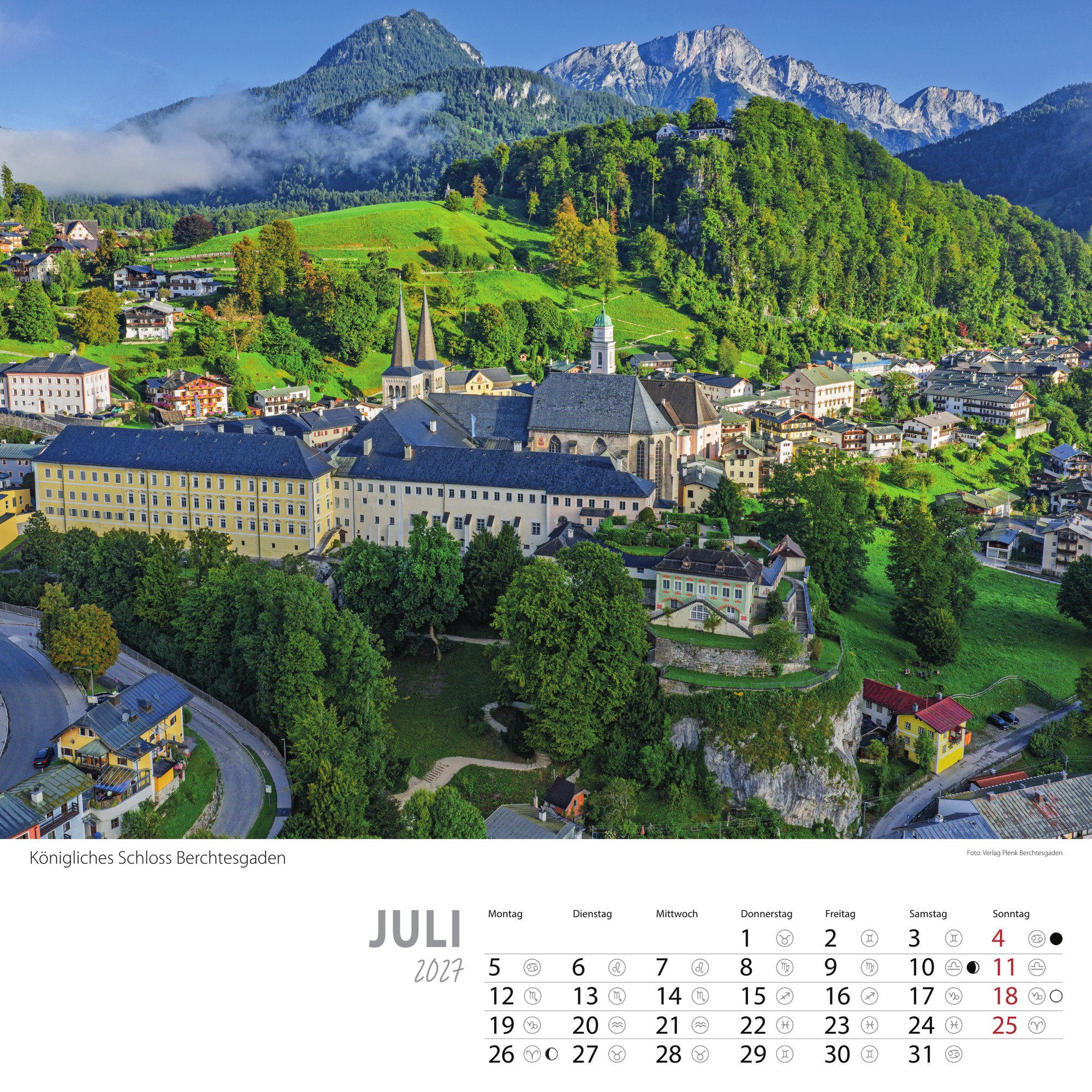 Heimatkalender 2027 Monatsblatt 4 Berchtesgadener Land Plenk Verlag