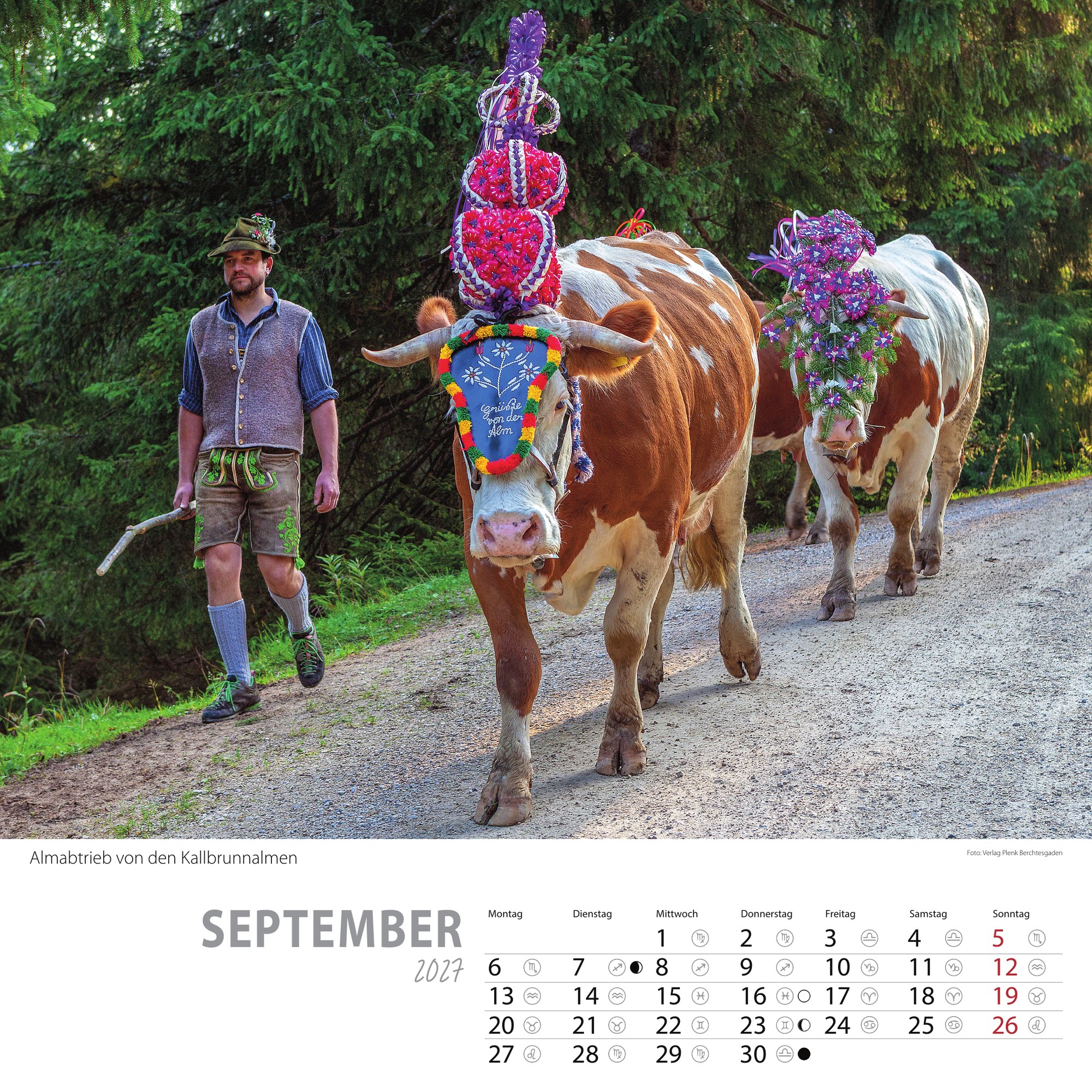 Heimatkalender 2027 Monatsblatt 5 Berchtesgadener Land Plenk Verlag