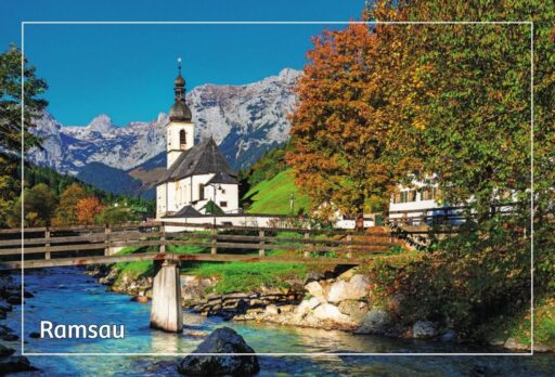 Magnet – Ramsauer Kirche im Herbst Nr. 3