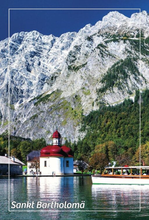 Magnet - Watzmann Ostwand mit St. Bartholomä Nr. 25