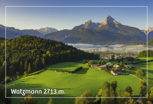 Magnet – Watzmann mit Almwiesen Nr. 38