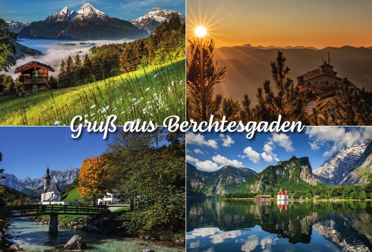 Magnet – Gruß aus Berchtesgaden Collage Nr. 55