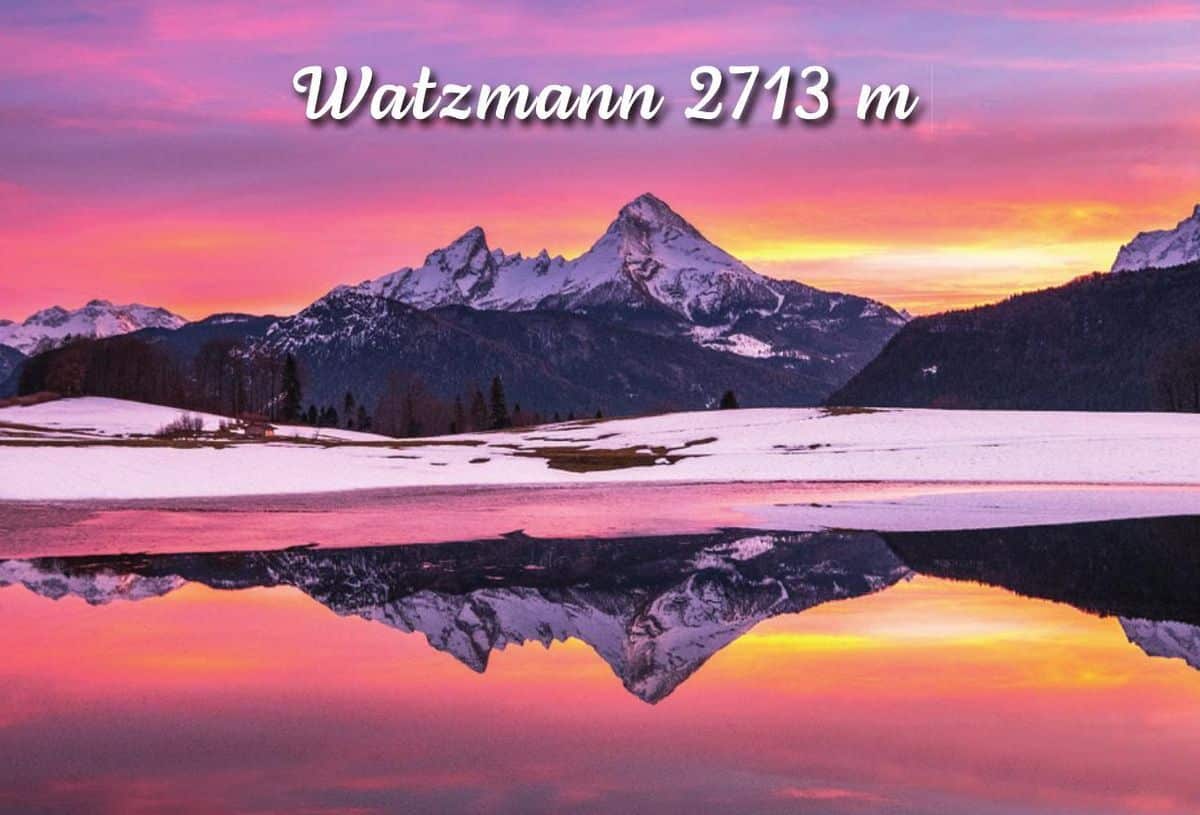 Magnet – Watzmann im Winterlicht Nr. 63
