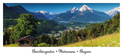 Panoramamagnet – Berchtesgaden mit Watzmann