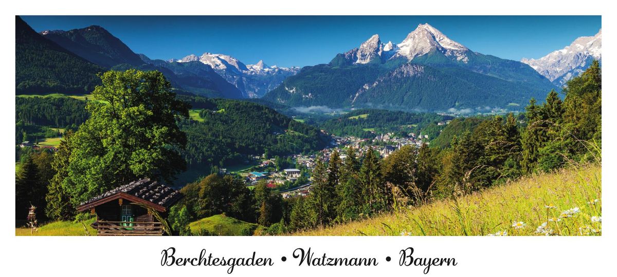 Panoramamagnet – Berchtesgaden mit Watzmann
