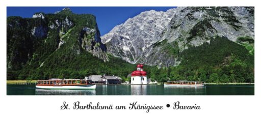 Panoramamagnet – St. Bartholomä mit Schifffahrt