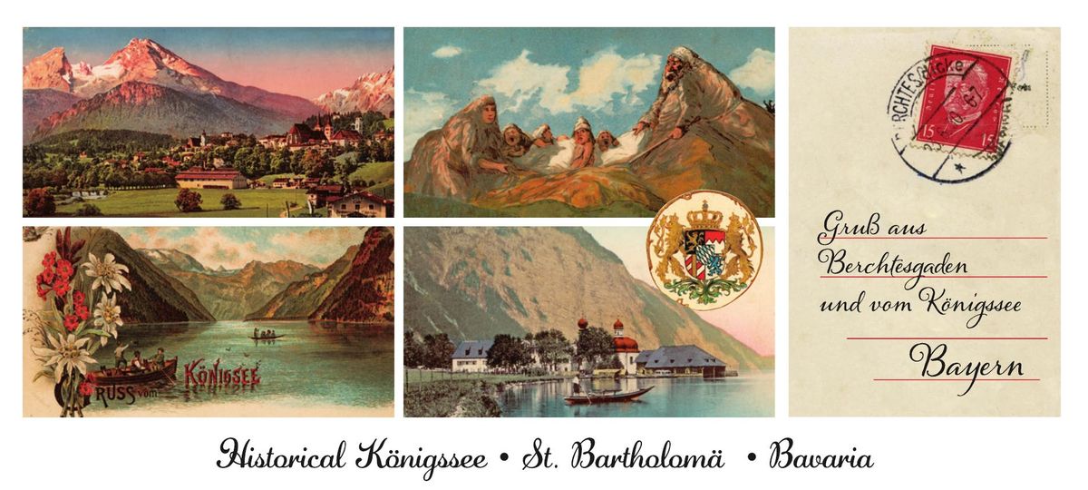 Panoramamagnet – Historical Gruß aus Berchtesgaden